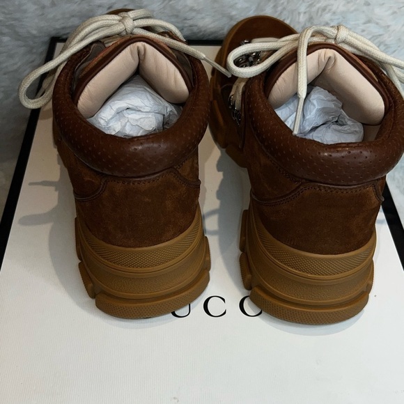 Gucci mens flash track logo suede boots - Picture 4 of 8